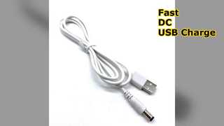 Cable de carga rápida de CC macho a USB A