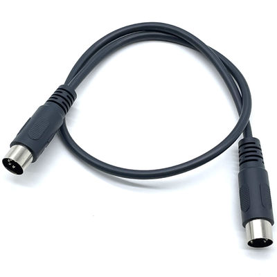 0.5M-30M longitud del logotipo personalizado color 5P cables DIN