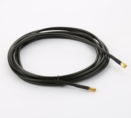Cables coaxial RF de baja pérdida de 200 mm SMA de cable masculino a cable femenino