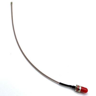 IPEX UFL RF Cordón de parche RF Cable coaxial de ensamblaje con conector personalizado SMA-IPEX RG174 RG178
