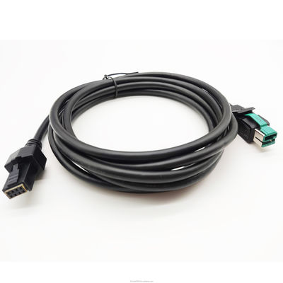 Cable de impresora USB de 12V a 24V con alimentación 12V a 2X48P 1M-5M UL20276