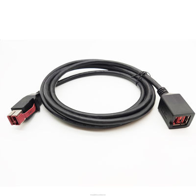 Conector USB 2.0 24V Cable de extensión USB de alimentación masculino a femenino