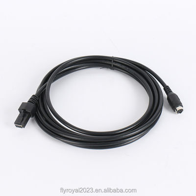 2X4P a 4P Din Cable de impresora USB 24V 12V Conexión de cable USB con alimentación