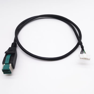 Impresora de equipos de punto de venta 12V 24V Conector USB masculino JST