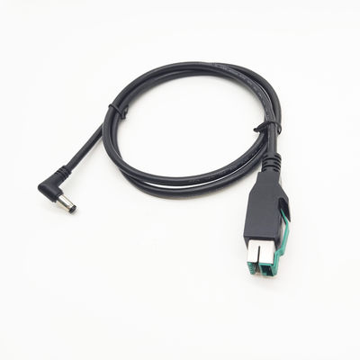 Cable USB de 24V a 12V de PVC de nylon TPE 12V USB a cable de CC 5A de carga rápida