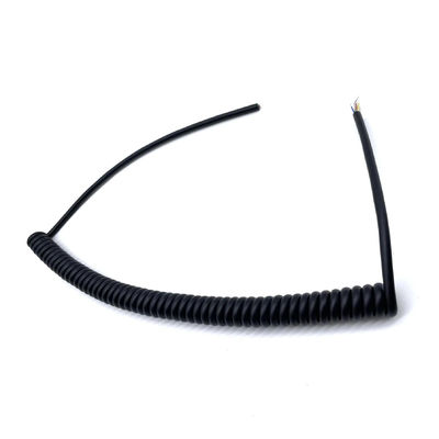 Cables de enrollamiento personalizados multifuncionales de alta flexibilidad alambre de resorte espiral para teléfono
