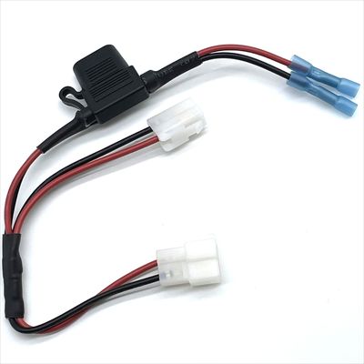 Arnés de alambre EV con portador de fusible 15A Arnés de alambre de vehículo eléctrico automotriz con protección de fusible