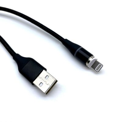 Cable USB magnético de carga rápida 3 en 1 con blindaje de trenzas y chaqueta TPE